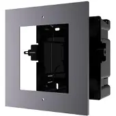 HIK VISION Accessoires voor gebouwbeveiliging, DS-KD-ACF1/Black Deurstation inbouwframe 1-voudig