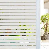 Homewell Raamfolie HR++ 60x200cm - Zonwerend & Isolerend - Statisch - Strepen
