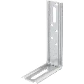 Alberts 866266 stelhoek | 90°-hoek, ingeperst, met sleufgat | sendzimir verzinkt | 70 x 120 x 30 mm | set van 25