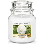 Yankee candle Geurstokjes Geurkaarsen Camellia Blossom Classic Medium Glass
