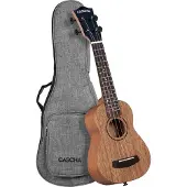 Cascha Soprano Ukulele Mahogany Solid Natural Sopraanukelele