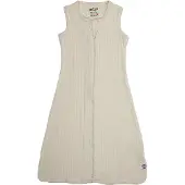 Lodger Hopper - Hydrofiele Slaapzak Baby - Creme - 0.3 TOG - 80cm - Biologisch Katoen - Zomerslaapzak & Babyslaapzak