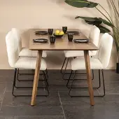 Giga Meubel Eettafel Oslo Mangohout Naturel 200cm
