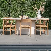 Giga Meubel Tuintafel Myrna Ovaal Travertin 300cm