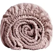 Yumeko Hoeslaken Gewassen Linnen 160x200 Roze - Eco, Bio & Fairtrade