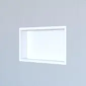 Saniclass Hide luxe Inbouwnis - 30x60x7cm - met flens - wit mat