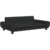 vidaXL Hondenmand 100x54x33 cm fluweel zwart