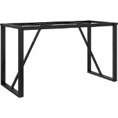 vidaXL Eettafelpoten O-frame 140x60x73 cm staal