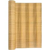 vidaXL Balkonscherm 600x100 cm poly rattan lichtbruin