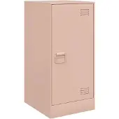 vidaXL Dressoir 34,5x39x73 cm staal roze