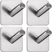 EAVY Handdoekhaakjes Zelfklevend - Set van 4 Handdoek Haakjes - Wandhaak - Handdoekhouder