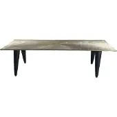 Oist Design Zeno Coffee Table - Aluminium Champagne - 40 x 120 x 31 cm