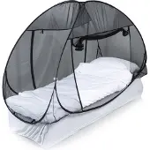 Deconet Klamboetent Pop Up I Black 200 x 100 x 120 cm