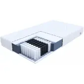 FDM TREVISO MAX Matras 90x200 cm - Hoogte 23 cm H2 - Pocketvering Matrassen - Dubbelzijdig - 7 zones - Antiallergisch