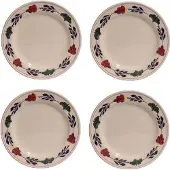 Boerenbont ontbijtborden Ø 21cm - set van 4 Stuks