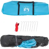 vidaXL Tent 2-persoons snelontgrendeling blauw