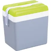 Huismerk koelbox 24 liter - Groen / Grijs