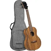 Cascha Tenor Ukulele Zebra Wood Natural Tenor ukulele