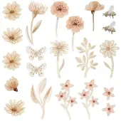 Pastelowe Love Muursticker Pastelowe Love Meadow II