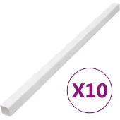 vidaXL Kabelgoot 60x40 mm 10 m PVC
