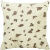 Beliani KASRA - Sierkussen-Beige-Nepbont