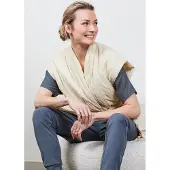 DIDI Sleeveless Kimono Romy Oyster White Size: 46-48 | Vests Outlet | Dames | Wit
