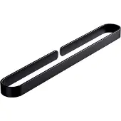 EAVY - Handdoekstang 60cm breed - Handdoekhouder - Handdoekrek - Zwart