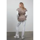 DIDI Sleeveless Kimono Romy Beige / Brown Maat: 42-44 | Gilets Outlet | Dames | Bruin