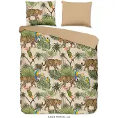 Good Morning Dekbedovertrek Katoen Tropical - sand 240x200/220cm