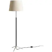 Santa & Cole Pie de Salón Vloelamp G1 | Natural Ribbon | Chrome-Plated
