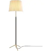 Santa & Cole Pie de Salón Vloelamp G1 | Red-Amber Ribbon | Polished Brass
