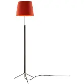 Santa & Cole Pie de Salón Vloelamp G3 | Red-Amber Ribbon | Chrome-Plated
