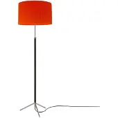 Santa & Cole Pie de Salón Vloelamp G2 | Red-Amber Ribbon | Chrome-Plated