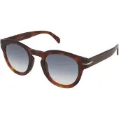 David Beckham Zonnebril DB 7041/S FLAT 49/25/150 HAVANA/BLUE SHADED acetaat heren DB 7041/S FLAT