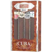 Cuba - Classic Gift Set Gold EDT 35 ml, Orange EDT 35 ml, Red EDT 35 ml, Blue EDT 35 ml - Eau De Toilette - 140ML