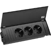 Bachmann SET KAPSA S 3xCEE7/3 sw 2,0m CEE7/7 1x cover RAL9005
