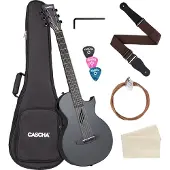 Cascha Carbon Fibre Acoustic Guitar Black Matte Akoestische gitaar