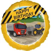 Amscan - Folieballon Happy Birthday construction part - 43 cm