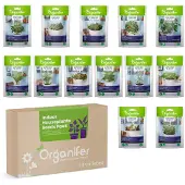 Organifer - Kamerplanten Zaden Pakket - 13 soorten