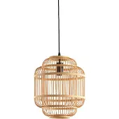 Luqaza Hanglamp Jeppe - Bamboe - 30x30x36cm