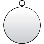 Luqaza Spiegel Disa - Zwart - Ø40cm