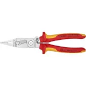 Knipex 13 96 200 SB VDE Multifunctionele installatietang met openingsveer 200mm