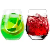 Excellent houseware Drinkglas - 4x - transparant - kunststof - 515 ml - Drinkglazen