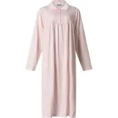 Lunatex - klassiek dames nachthemd 224158 met kraag - roze - maat S