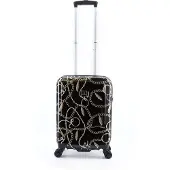 Saxoline Handbagage Harde Koffer / Trolley / Reiskoffer - 55cm (Small) Golden Age Print - Bedrukt / Small