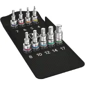 Wera 5004201001 8740 C HF 1 9-delige Zyklop Binnenzeskant Bit-doppenset - 1/2"