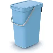 Prosperplast Keden - Compact Q - Afvalbak 12L - prullenbak - lichtblauw