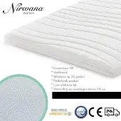 Nirwana bedden - Topdekmatras - 80x190 -Koudschuim HR - 7CM