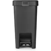 Brabantia StepUp Prullenbak - Pedaalemmer - 10 liter - Dark Grey