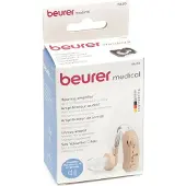 Beurer HA 20 Single Hoortoestel - Gehoorapparaat - Gehoorversterker - RIC - 200-5000 Hz - Incl. 2 batterijen - Opbergbox - 3 Jaar garantie